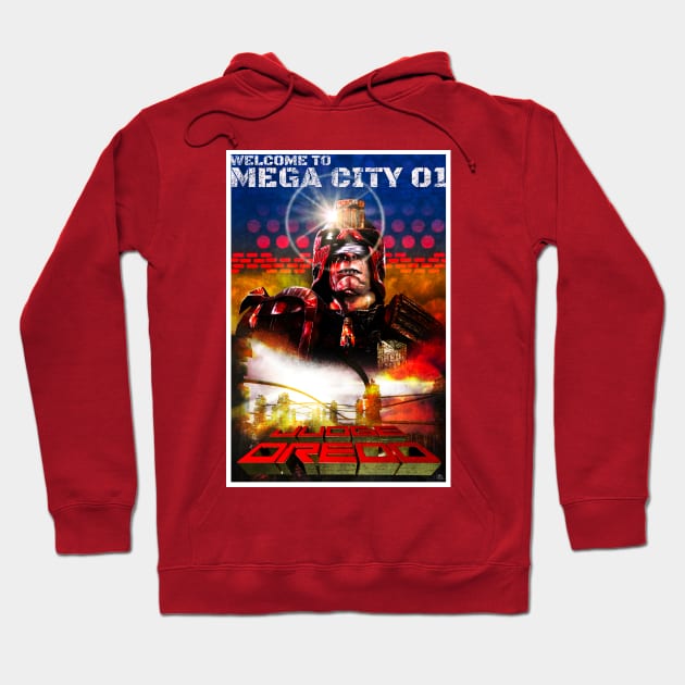 JUDGE DREDD Hoodie by CrazyPencilComics